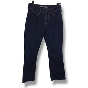Size 2 Short Curvy Fit Old Navy Dark Blue Denim Jeans Mid Rise  *READ LISTING